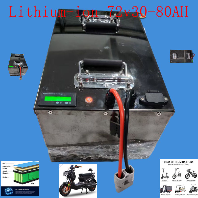 60V 50Ah Electric Scooter Battery - Batteria al Litio 72V 35AH 40Ah