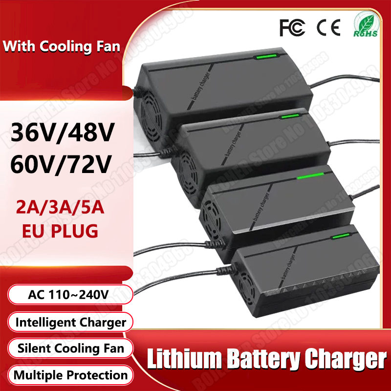 84V 20A Smart Charger - Caricatore 36V 48V 60V 72V 2A