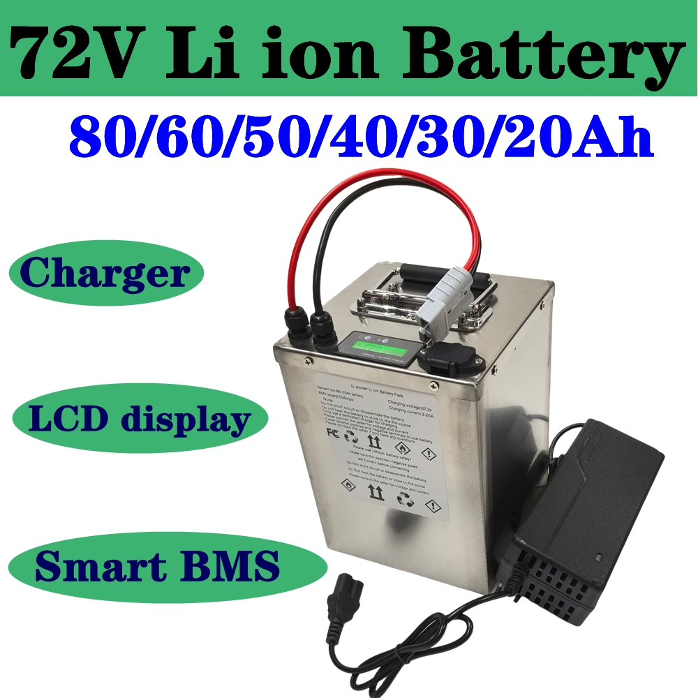 72V 40Ah Lifepo4 Battery Pack - Batteria agli ioni di litio 20S