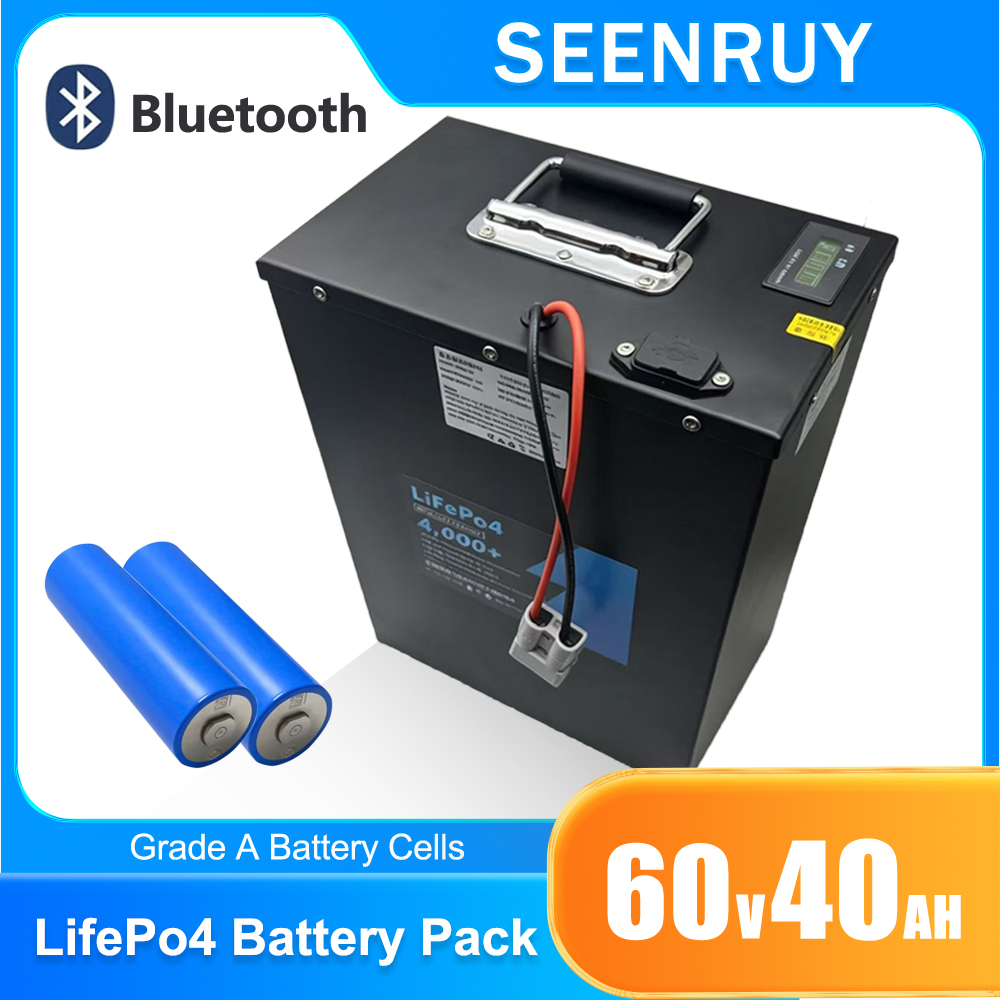 60V 50Ah Electric Scooter Battery - Batteria LifePO4 60V 40AH ad Ampia