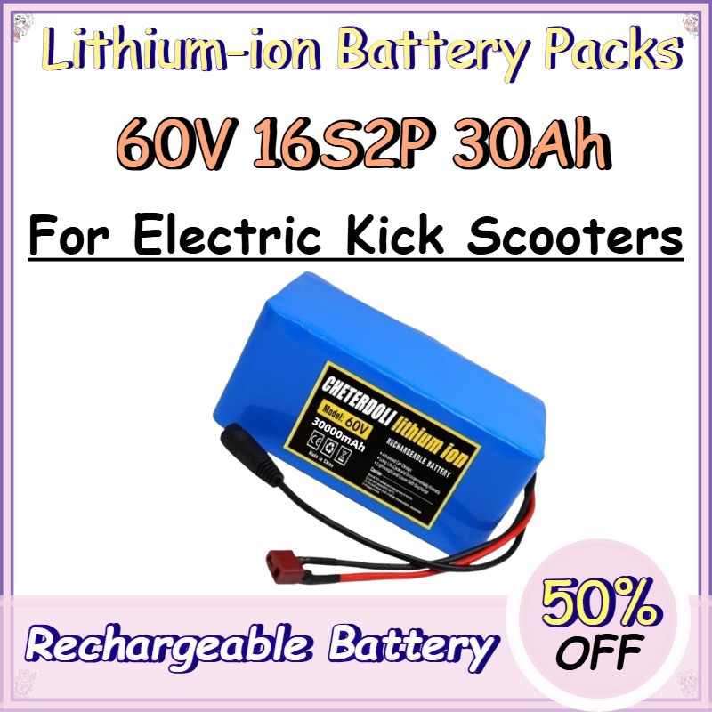 60V 50Ah Electric Scooter Battery - Pacchi Batteria agli Ioni di Litio