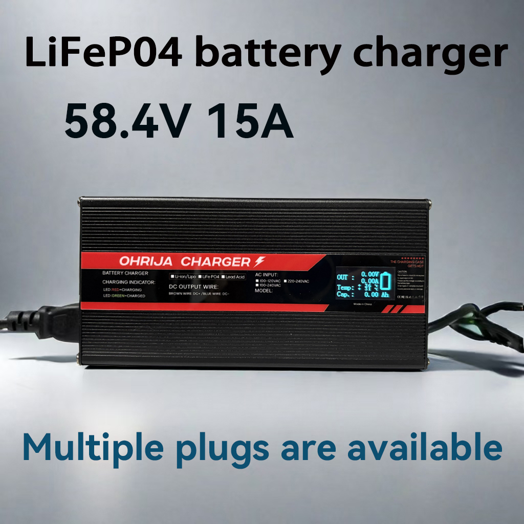 84V 20A Smart Charger - Caricabatterie Rapido ad Alta Potenza OHRIJA