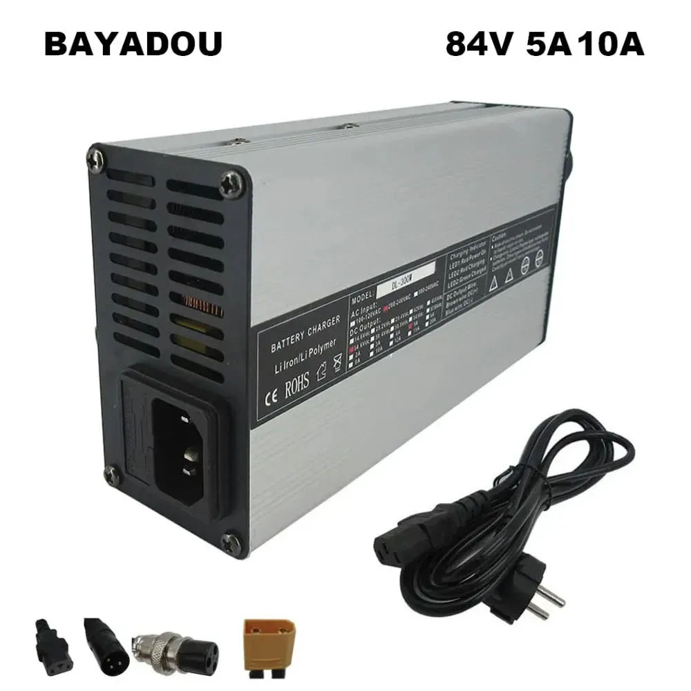84V 20A Smart Charger - Caricabatterie Intelligente al Litio 72V 4A
