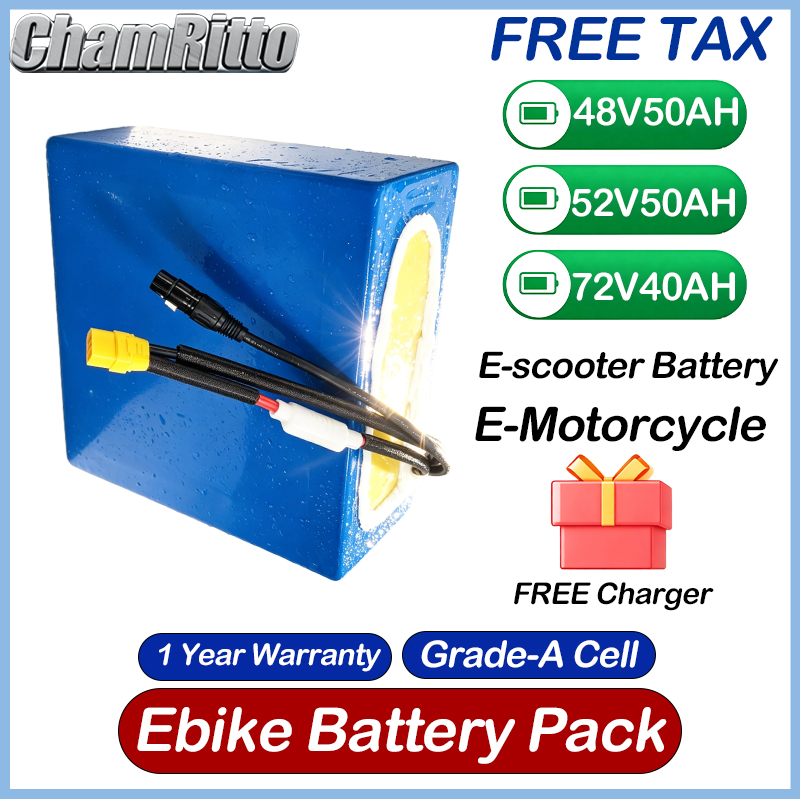 Batteria al litio 21700 1500W  - 60V 50Ah Electric Scooter Battery recensione e prezzo