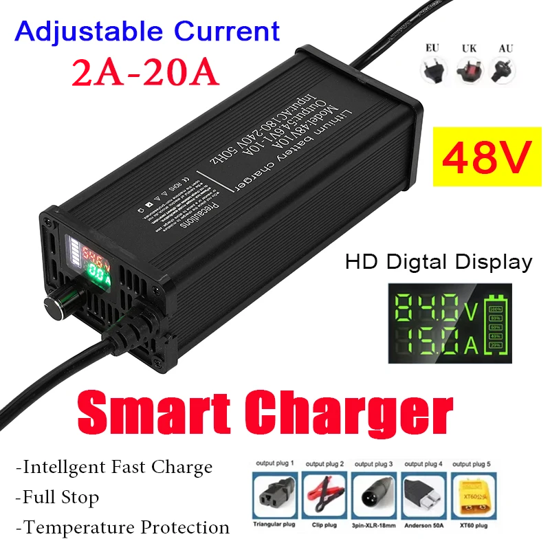 Caricabatterie per Bici Elettr - 84V 20A Smart Charger recensione e prezzo