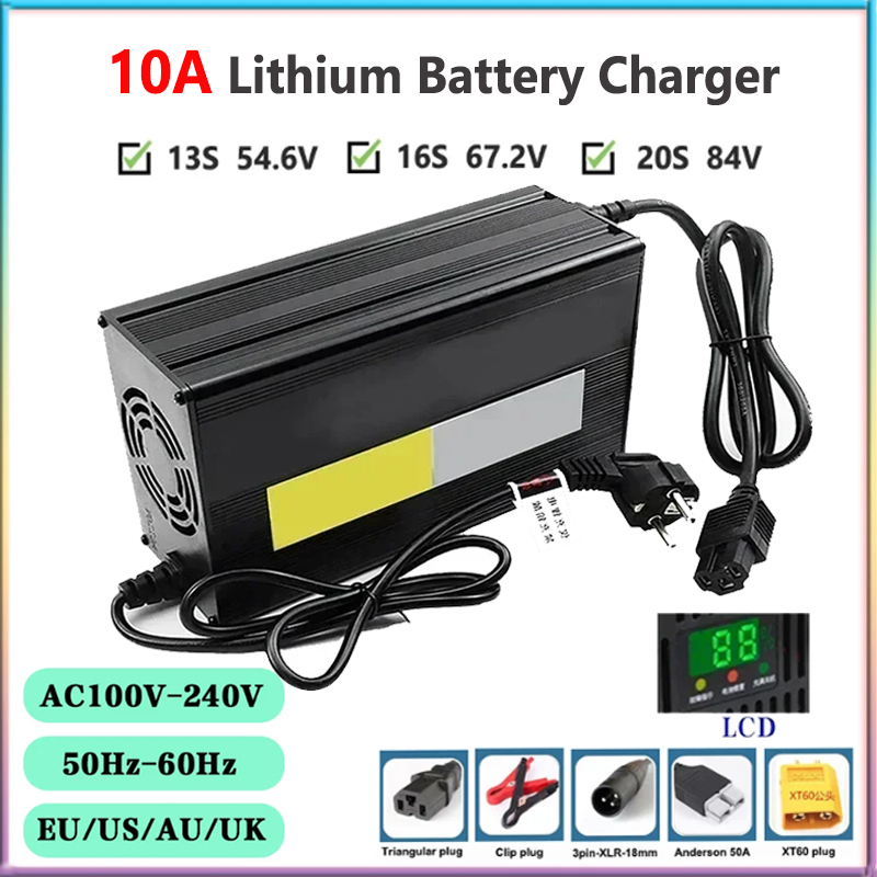 Caricabatteria al litio 10A 48 - 84V 20A Smart Charger recensione e prezzo